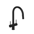 Azure™ Two Handle Pull-Down Kitchen Faucet Black
