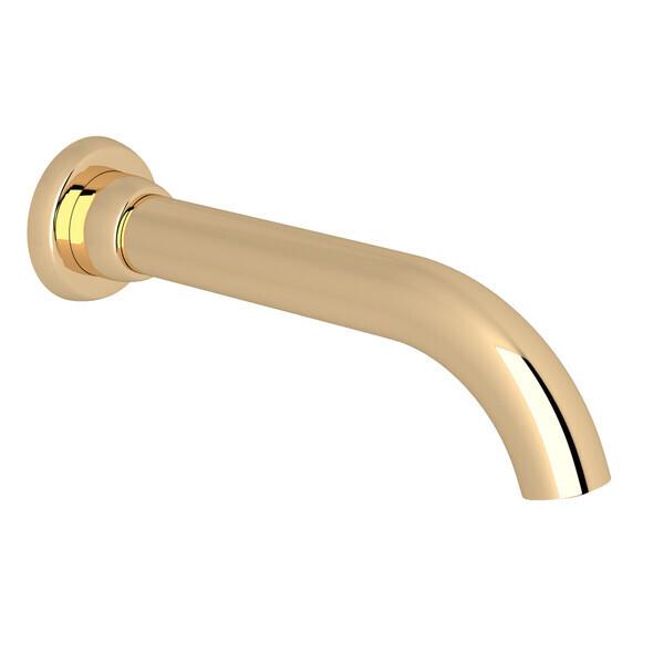 Transitional Wall Mount Tub Spout English Gold