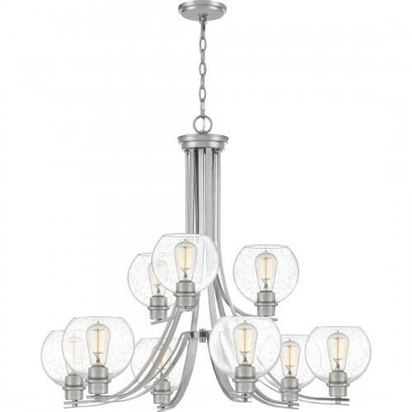 Quoizel Pruitt Chandelier In Brushed Nickel