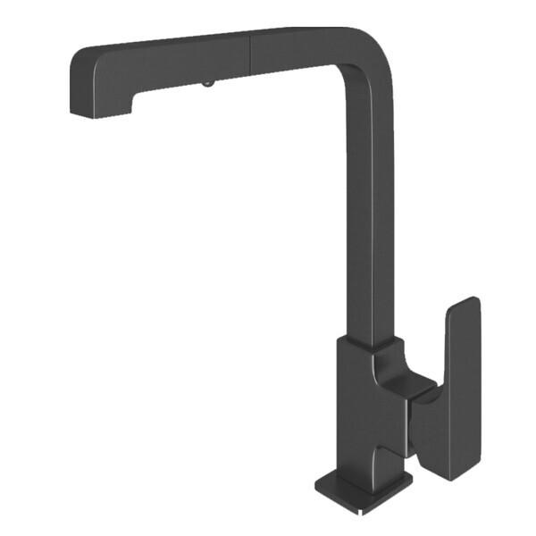 Quartile™ Pull-Out Kitchen Faucet Matte Black