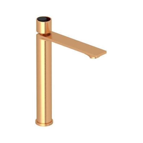 Eclissi™ Single Handle Tall Lavatory Faucet Satin Gold/Matte Black