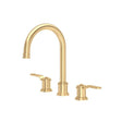 Armstrong™ Widespread Lavatory Faucet With C-Spout Satin English Gold