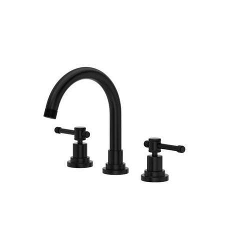 Campo™ Widespread Lavatory Faucet With C-Spout Matte Black