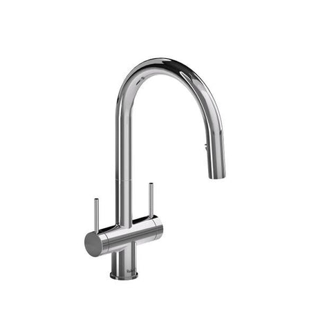 Azure™ Two Handle Pull-Down Kitchen Faucet Chrome