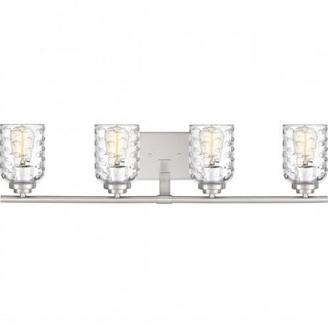 Quoizel Cristal Vanity Light In Brushed Nickel