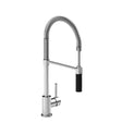 Bistro Pre-Rinse Pull-Down Kitchen Faucet Stainless Steel/Black