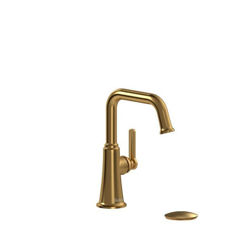 Momenti™ Single Handle Lavatory Faucet With U-Spout Brushed Gold