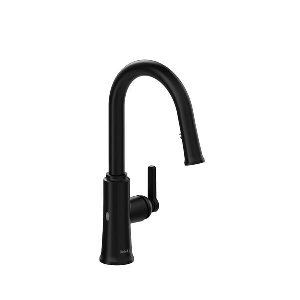 Trattoria™ Pull-Down Touchless Kitchen Faucet With C-Spout Black