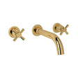 Holborn™ Wall Mount Lavatory Faucet English Gold