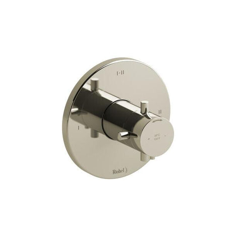 Pallace™ 1/2" Therm & Pressure Balance Trim with 3 Functions (Shared) Polished Nickel