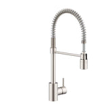 Stainless Steel the Foodie Pre-rinse Single Handle Spring-spout ...