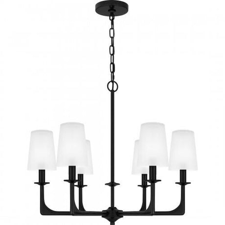 Quoizel Hough Chandelier In Mystic Black