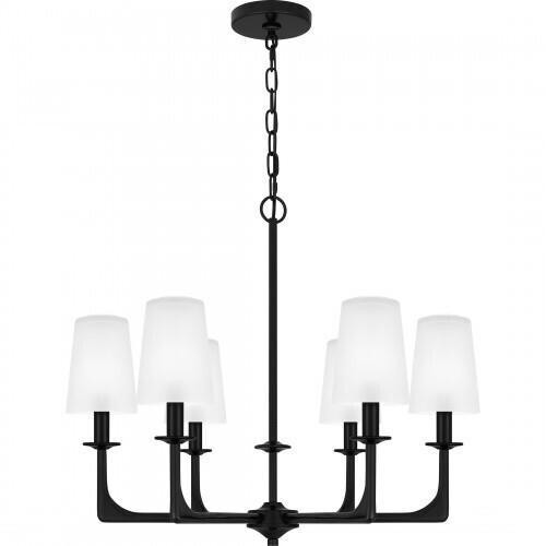 Quoizel Hough Chandelier In Mystic Black