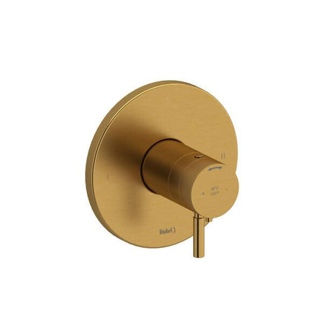 Riu™ 1/2" Therm & Pressure Balance Trim with 2 Functions (No Share) Brushed Gold