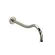 16" Reach Wall Mount Shower Arm Brushed Nickel