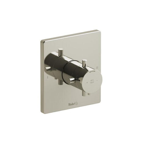 Pallace™ 1/2" Therm & Pressure Balance Trim with 2 Functions (No Share) Polished Nickel
