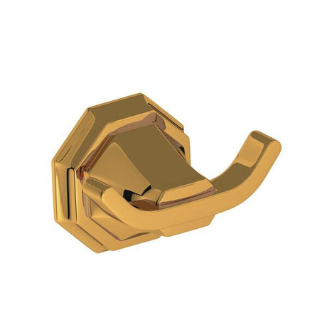 Deco™ Double Robe Hook Unlacquered Brass