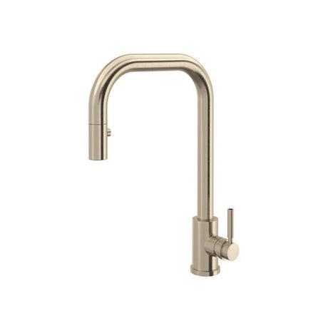 Holborn™ Pull-Down Kitchen Faucet With U-Spout Satin Nickel