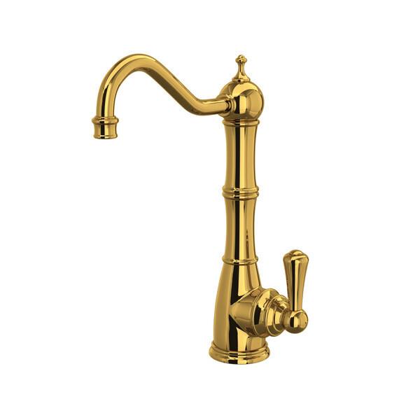 Edwardian™ Filter Kitchen Faucet Unlacquered Brass
