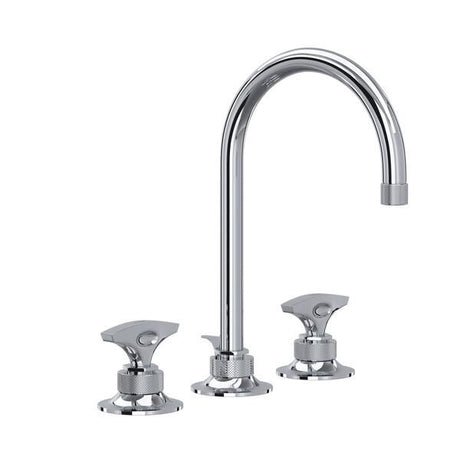 Graceline® Widespread Lavatory Faucet With C-Spout Polished Chrome