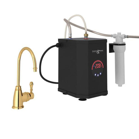 San Julio® Hot Water Dispenser, Tank And Filter Kit Italian Brass