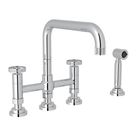 Campo™ Bridge Kitchen Faucet With Side Spray Polished Chrome