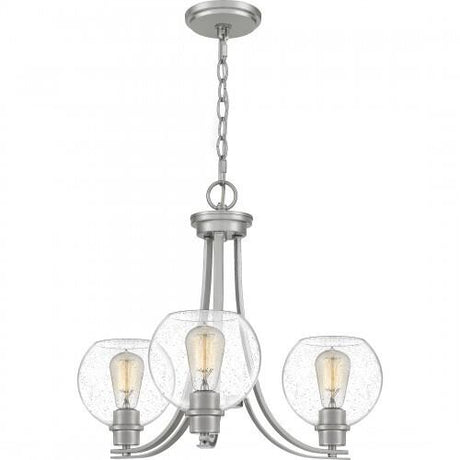 Quoizel Pruitt Chandelier In Brushed Nickel