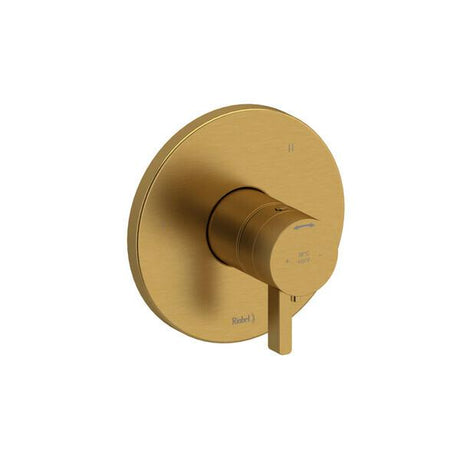 Paradox™ 1/2" Therm & Pressure Balance Trim with 3 Functions (No Share) Brushed Gold