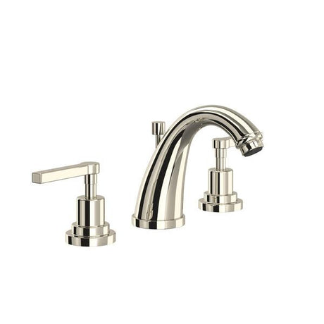 Lombardia® Widespread Lavatory Faucet With C-Spout Polished Nickel