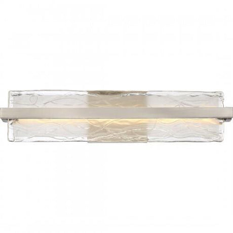 Quoizel Platinum Collection Glacial Brushed Nickel Bath Light