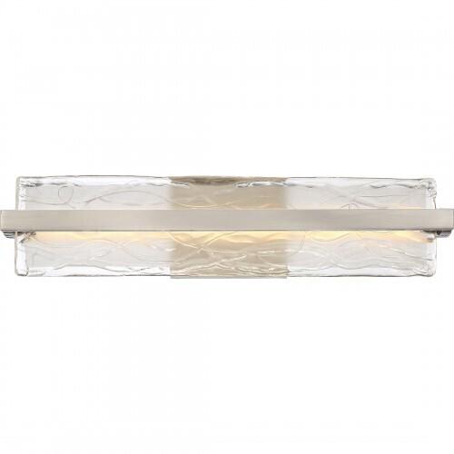 Quoizel Platinum Collection Glacial Brushed Nickel Bath Light