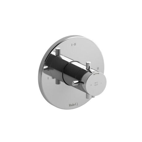 Pallace™ 1/2" Therm & Pressure Balance Trim with 3 Functions (Shared) Chrome