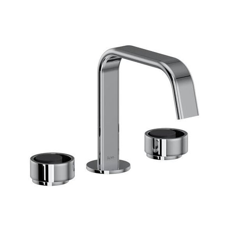 Eclissi™ Widespread Lavatory Faucet With U-Spout Polished Chrome/Matte Black