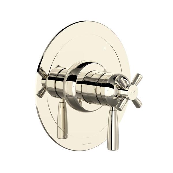 Holborn™ 1/2" Therm & Pressure Balance Trim with 5 Functions (Shared) Polished Nickel