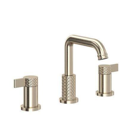 Tenerife™ Widespread Lavatory Faucet With U-Spout Satin Nickel