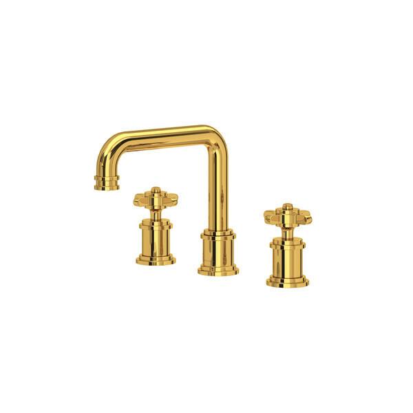 Armstrong™ Widespread Lavatory Faucet With U-Spout Unlacquered Brass