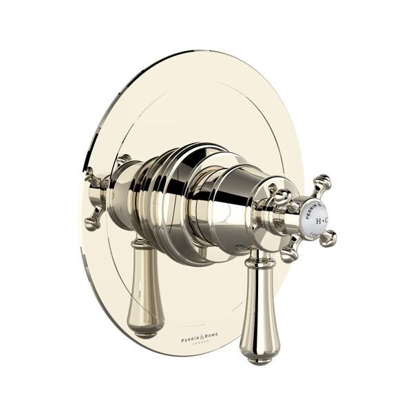 Georgian Era™ 1/2" Therm & Pressure Balance Trim with 2 Functions (No Share) Polished Nickel