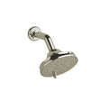5" 6-Function Showerhead With Arm Polished Nickel