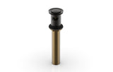 Phylrich Push To Close Drain With Overflow 3-545 - Oil Rubbed Bronze