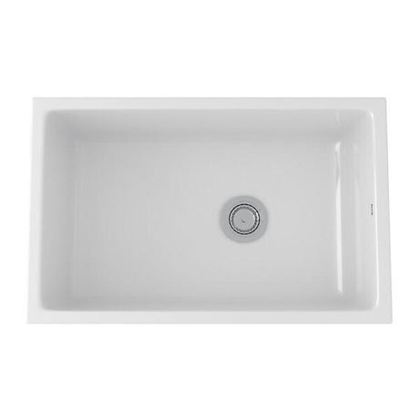 Allia™ 32" Fireclay Single Bowl Undermount Kitchen Sink White