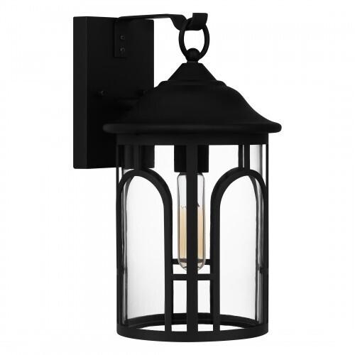 Quoizel Brampton Wall Lantern In Matte Black