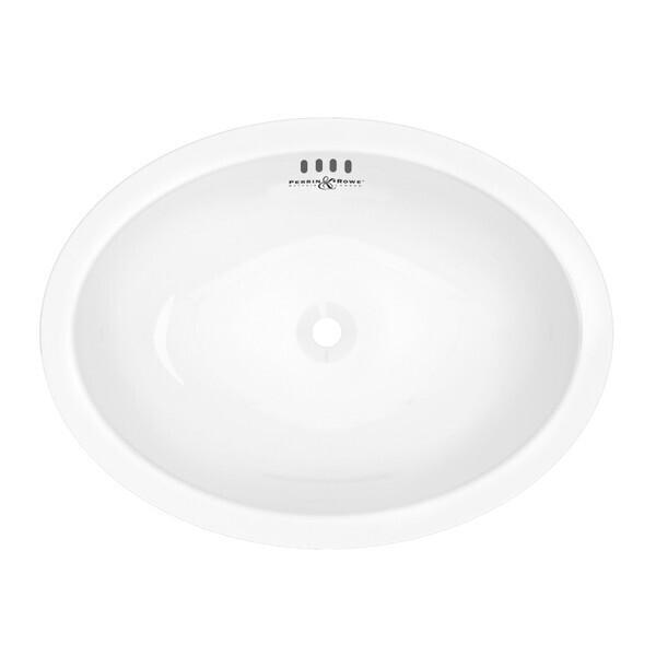 20" x 15" Oval Undermount Lavatory Sink White (WH)