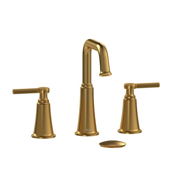 Momenti™ Widespread Lavatory Faucet With U-Spout Brushed Gold