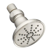 Brushed Nickel Mono Round 3 1/2" Single Function Showerhead, 2.5GPM