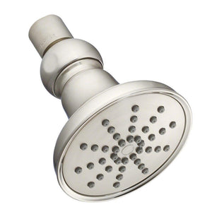 Brushed Nickel Mono Round 3 1/2