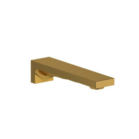 Reflet Wall Mount Tub Spout Brushed Gold