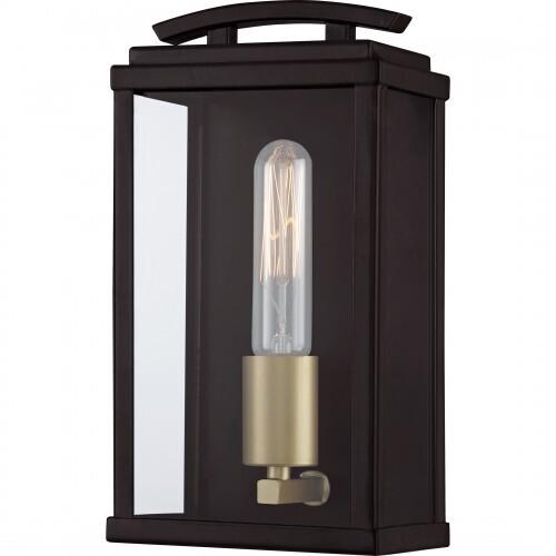 Quoizel Alma Wall Lantern In Western Bronze