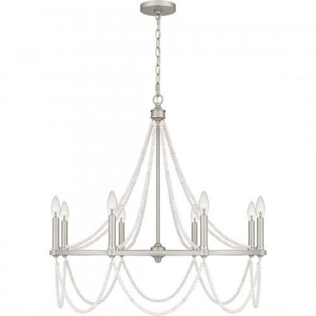 Quoizel Brigitta Chandelier In Brushed Nickel