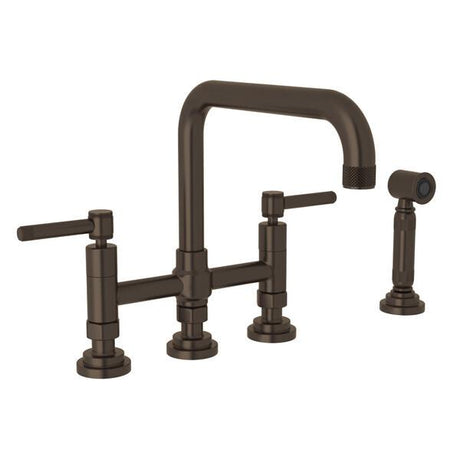 Campo™ Bridge Kitchen Faucet With Side Spray Tuscan Brass