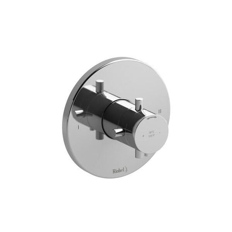 Pallace™ 1/2" Therm & Pressure Balance Trim with 2 Functions (No Share) Chrome